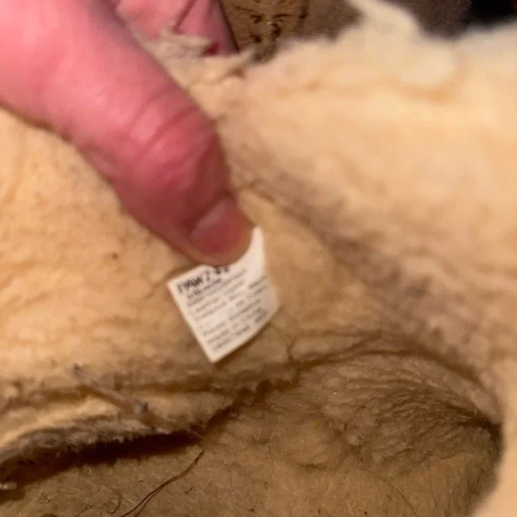 BearPaw Tan Ankle Boots with Ribbon Detail - Picture 3 of 4